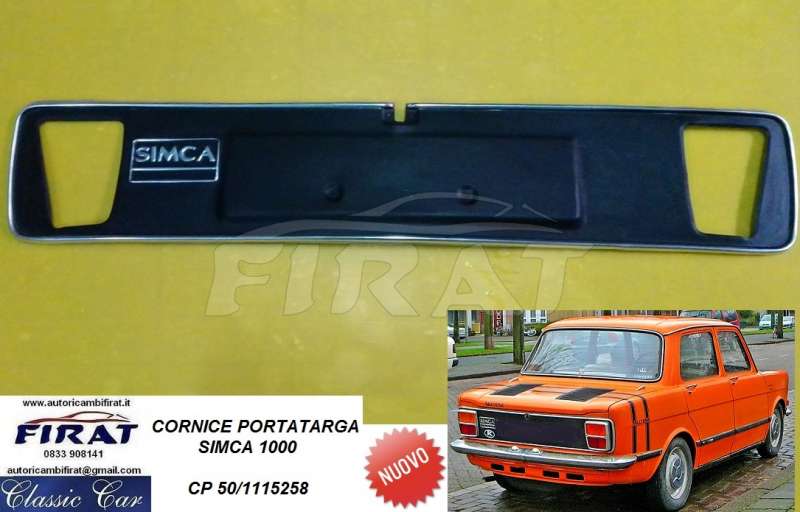 CORNICE PORTATARGA SIMCA 1000